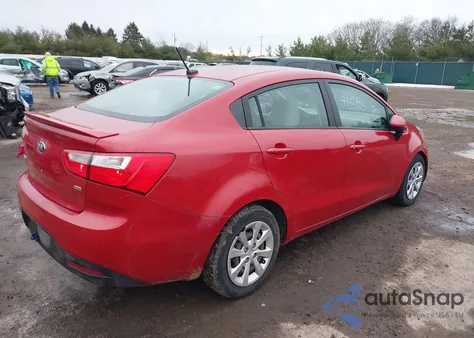 2013 Kia Rio Lx from USA, damaged, VIN KNADM4A33D6295780